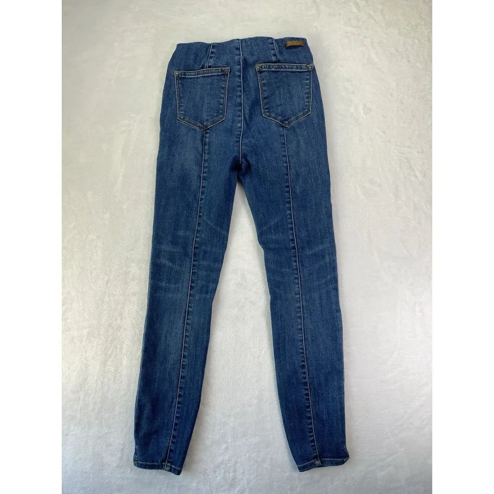 Pilcro‎ And The Letterpress Jeans Womens 26 High-Rise Denim Legging Blue Stretch